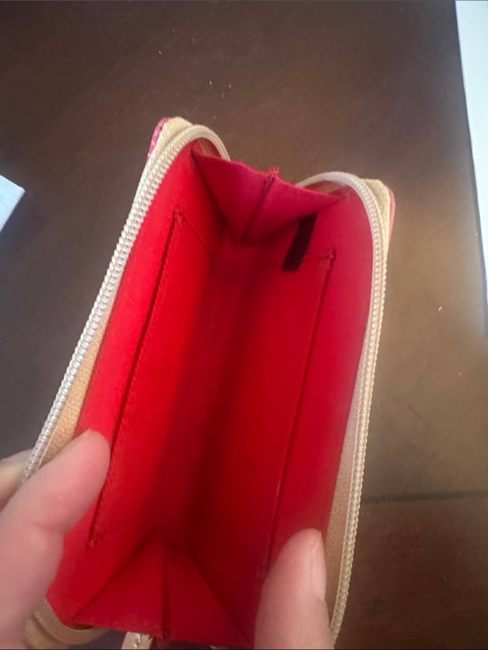 Dooney & Bourke Pink Croc-Embossed full-Zip Wallet - Picture 5 of 5